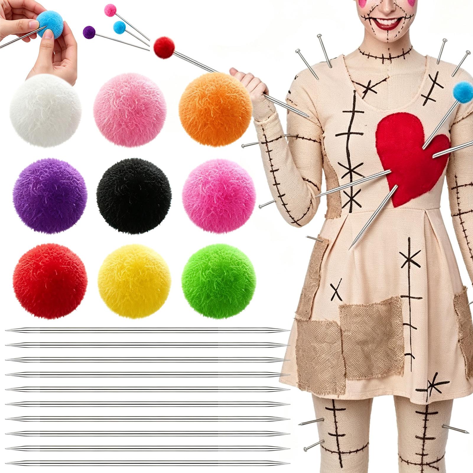 Voodoo Cosplay And Prop - 10 Sets Voodoo-poppen Spelden Set 9,8