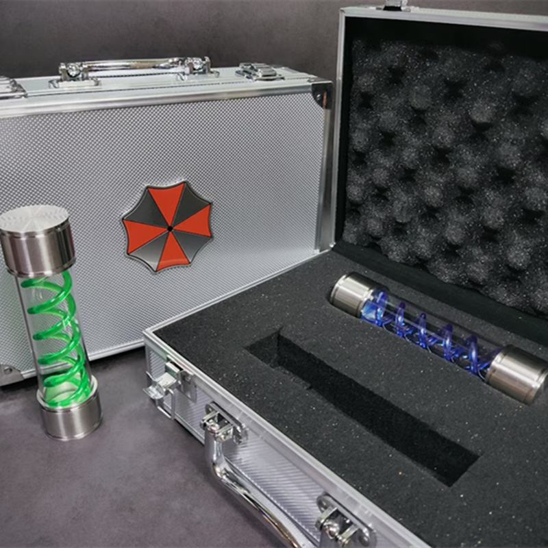 Cosplay Prop Display - Paraplu Biochemie Koffer T-Virus Flesje Vitrine
