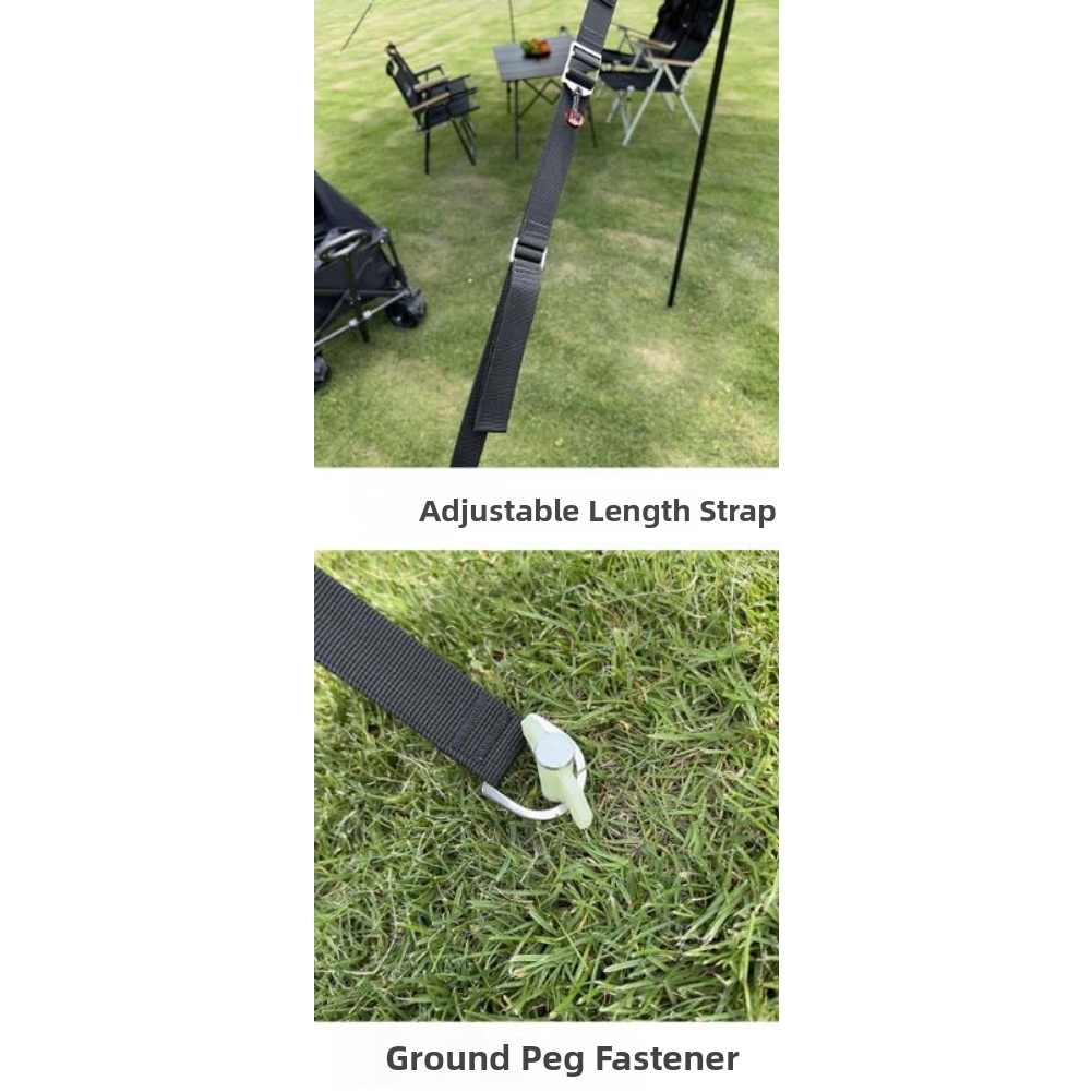 Tentdoek-bevestigingskoord 5M  - D Ring Strap recensie en prijs