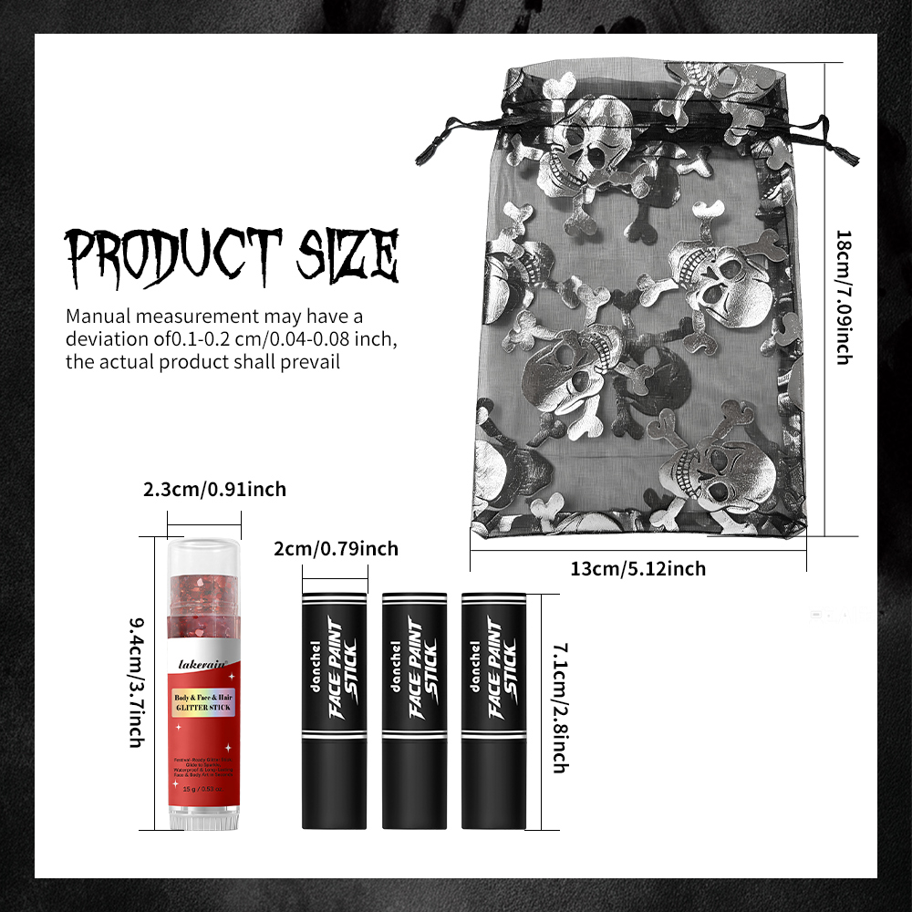 DANCHEL Horror SFX Make-up Kit - Body Paint Sfx recensie en prijs